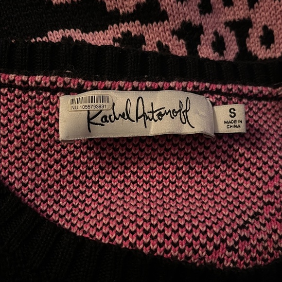 Telephone Dress MADDY- Black/Pink Cotton Mini Dress size S 🔥🔥🔥 - Picture 8 of 9